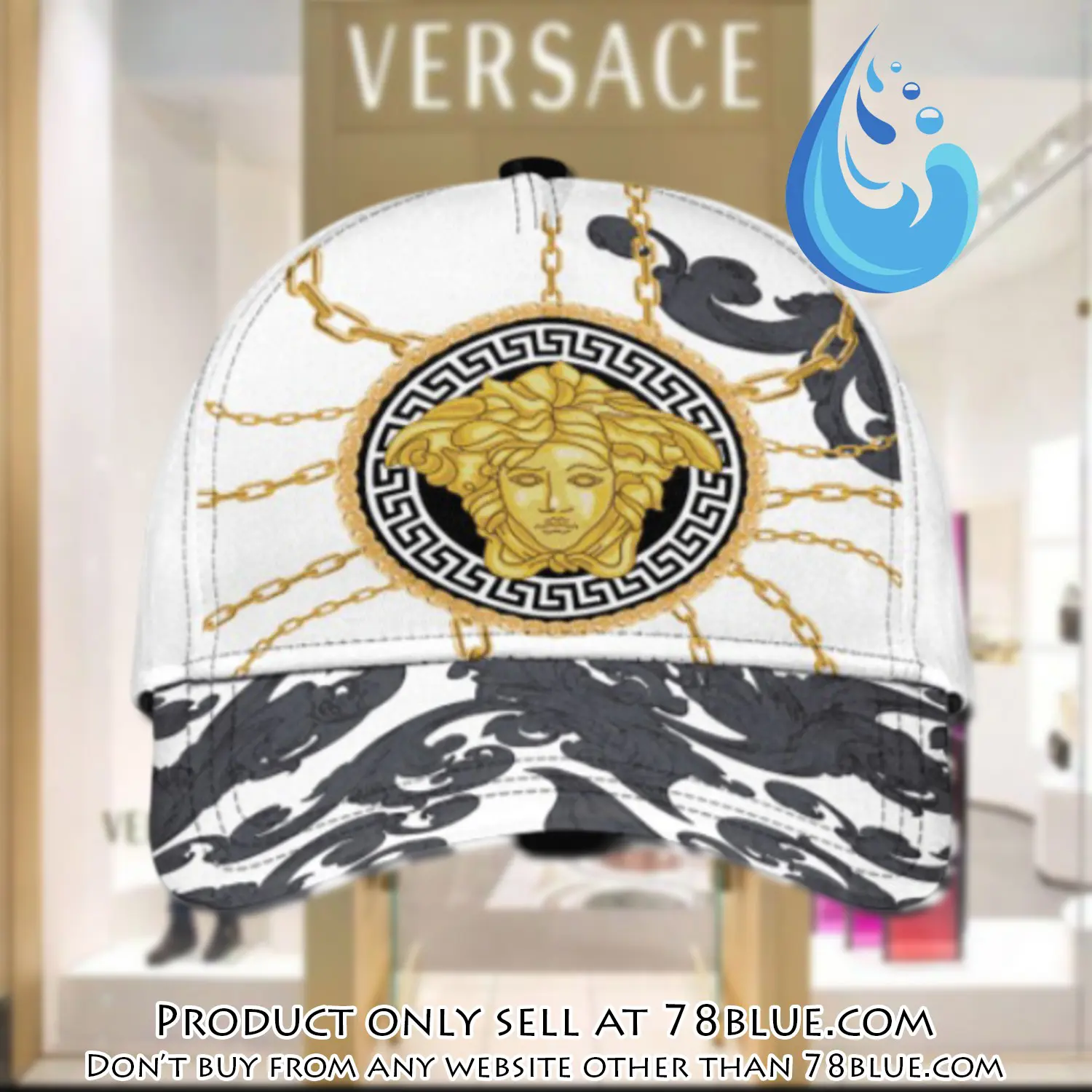 Versace luxury cap print 3d trending cap ctc1136 78b5851767